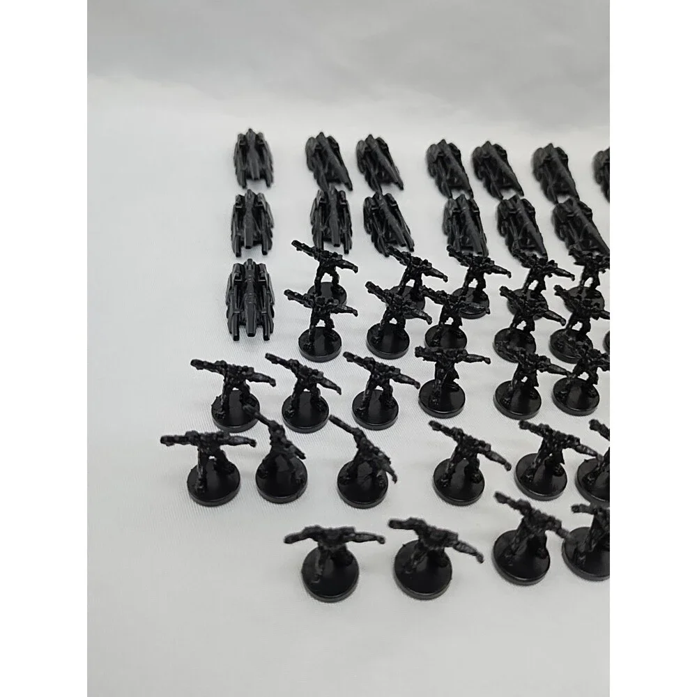 (48) 2007 Transformers Black Risk Board Game Player Pieces